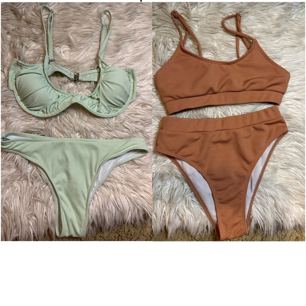 Bathing suit bundle-both size S. Unsure of the brand.
